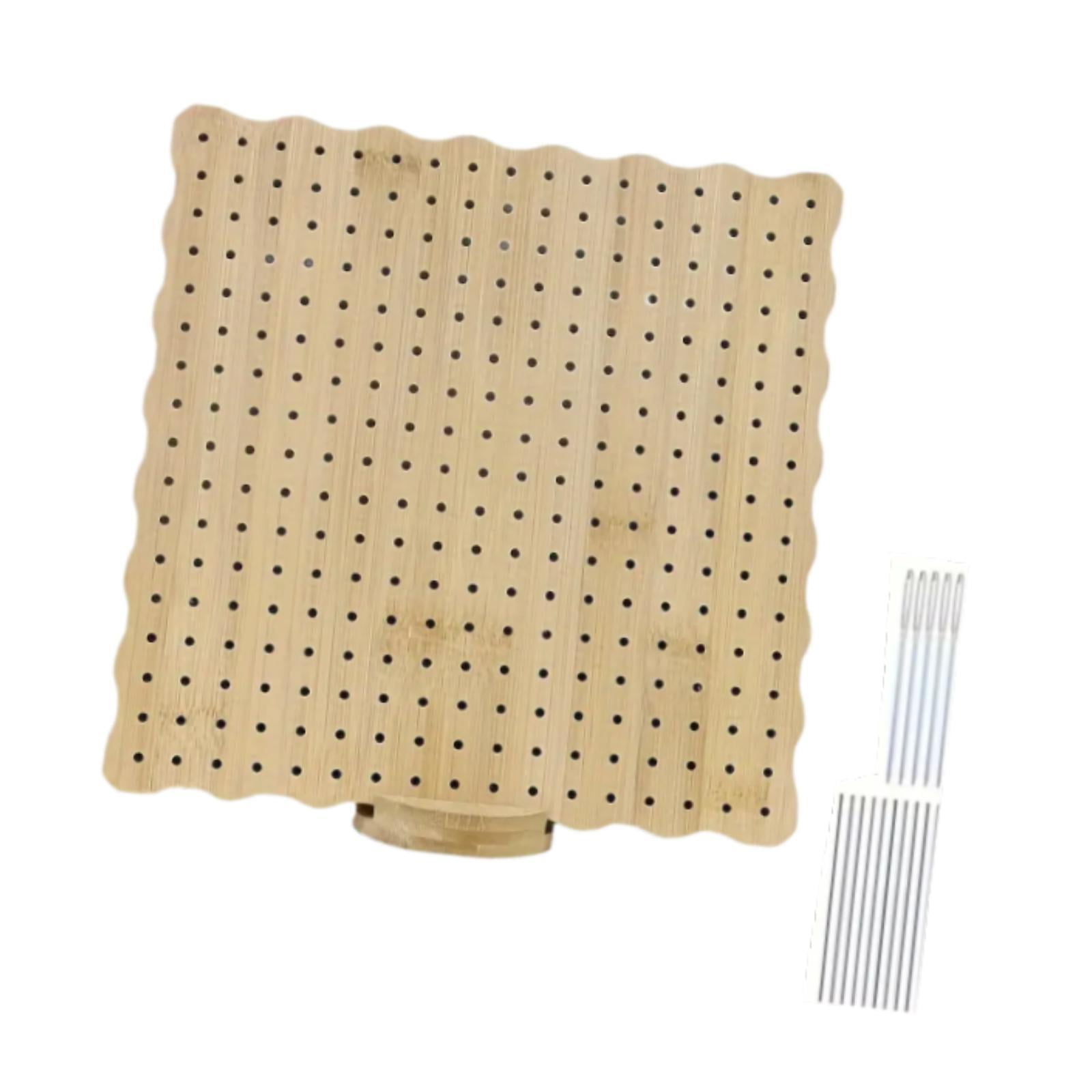 GUOOL Crochet Blocking Board and Pins for Beginners Knitting Blocking Board for Knitting and Crochet Gifts for Mother, Grandmothers 23.5cmx23.5cm