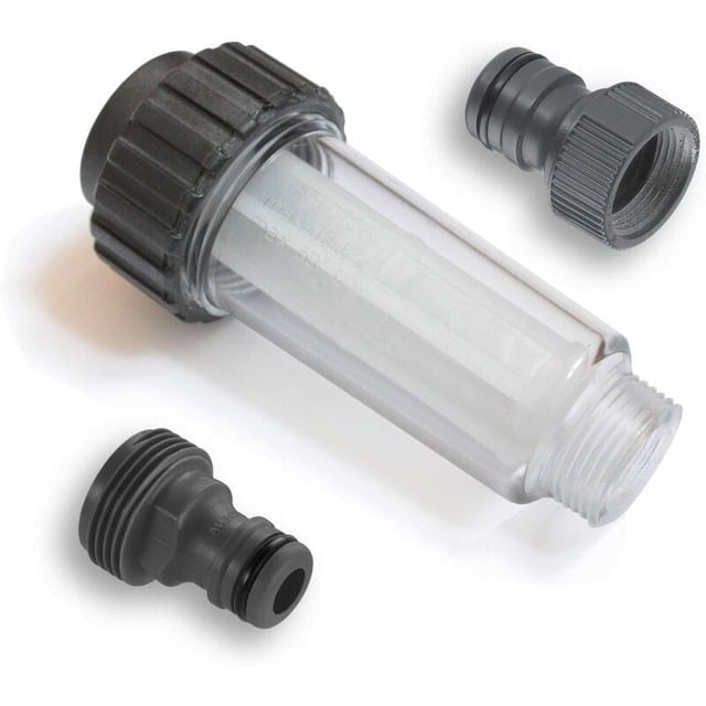 Filtro de agua para manguera de jardín, resistente y duradero para hidrolimpiadoras de alta presión que protege las bombas de las series K2-K7