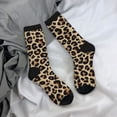 thumbnail image 5 of Logiee Leopard Print-1 Print Adult Socks for Men & Women,Calf Socks, Ankle Socks,Boots Socks,Breathable Casual Sock,Unisex Crew Socks, 5 of 6