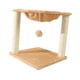 thumbnail image 3 of Poste para rascar gatos, torres de árboles para gatos, hamaca de juguete de animales de tela de terciopelo, pelota de juguete interactiva, 3 of 9