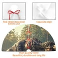 thumbnail image 3 of KLL 30" Christmas Tree Skirt Jungle Dinosaur Xmas Tree Skirts Mat for New Year Xmas Holiday Party Indoor Outdoor Home Decoration, 3 of 5