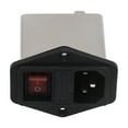 1X 3A 6A 10A Cw2BT Cw2CT Iec Socket Type Power Filter with Light