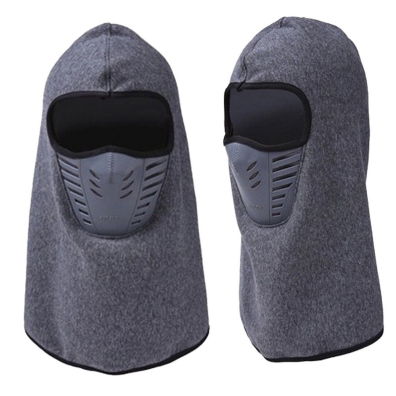 Windproof Ski Face Mask Winter Motorcycle Neck Warmer Hood Polyester Fleece for Women Men Youth Snowboard Cycling Hat Outdoors Helmet Liner Mask - image 2 of 8