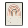 thumbnail image 3 of Industries Desert Rainbow Falling Stars Beige Pink 11 in x 14 in Framed Painting Art Prints, by Stupell Home Décor, 3 of 4