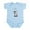 Sky Blue, variant on CafePress - Witchery Baby Light Bodysuit - Baby Light Bodysuit, Size Newborn - 24 Months