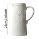 thumbnail image 5 of Ceramic Flower Floral Arreglo Floral Decoración Organizador de escritorio Plantería blanca para chimenea de cocina Mantel de San Valentín Día de San Boca 9.4 cm, 5 of 8