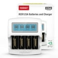 thumbnail image 6 of Tenergy  4 Pack Premium RCR123A Batteries and Charger, For Arlo Security Cameras, 6 of 7