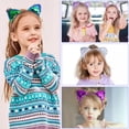 thumbnail image 4 of Bmisegm Headbands for Women Carnival Childrens Candy Color Cat Ears Fascinator Thin Headband Hair Accessories One Size, 4 of 5