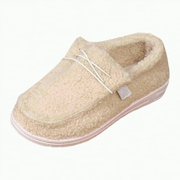 Rotm Women Shoes Casual Womens Flats Shoes Dressy: Round Toe Bowknot Suede Foldable Comfortable Casual Slip On Ballet Loafers Beige,Size 6.5