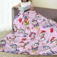 thumbnail image 6 of Zufioo Christmas Unicorns Fleece Blanket Queen Size,Plush Bed Blanket,Ultra Soft Throw Blanket,Plush Fuzzy Cozy Blanket Perfect for Bed,Couch-60"x50", 6 of 7