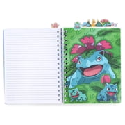 UPD Pokeman Kanto Starters Evolutions Tab Journal,6 1/4' x 8 1/4, 144 pages