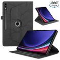 thumbnail image 5 of Shockproof 360 Rotation Tablet Case For Samsung Galaxy Tab S9 S9+ S9 Ultra S9 FE S9 FE+ A9 A9+, Embossed Tree Leather Case For Samsung Tab S8 S8+ S8 Ultra S7 S7+ S7 FE A8 2021 Back Cover, 5 of 8