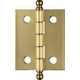 thumbnail image 3 of National Hardware 1-1/2 In. W X 1-1/4 In. L Brass Ball Tip Hinge, 3 of 3