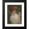 thumbnail image 2 of Ernest Laurent 14x18 Black Modern Framed Museum Art Print Titled - Madame Paul Jamot (1908), 2 of 5