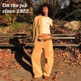 thumbnail image 6 of Dickies Womens Cargo Pants Stretchy Twill High Rise Cargo Joggers Casual & Utility Work Pants for Women, 6 of 7