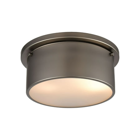 

Elk Home Flush Mounts 10 Wide 2-Light Flush Mount - Black Nickel