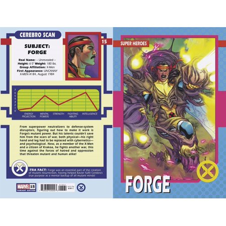X-men #15 Dauterman Trading Card Var (Dauterman Trading Card Var) Marvel Prh Comic Book 2022