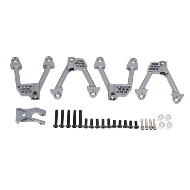 4 Piezas de Montaje de Torres de Amortiguación de Aluminio CNC para Axial SCX10 II 90046 90047