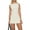Creamy White, variant on Musuos Women's Summer Slim Mini Dress Solid Color Sleeveless Open Back Tank Dress for Cocktail Party