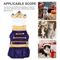 thumbnail image 3 of UPOUART 1 Set Dark Blue Pet Dog Cosplay Costume for  Party Birthday Party Photography Props, 3 of 6