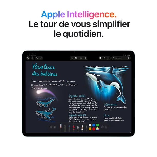 11-inch iPad Air Wi-Fi 128GB - Blue (M4) - Walmart.ca