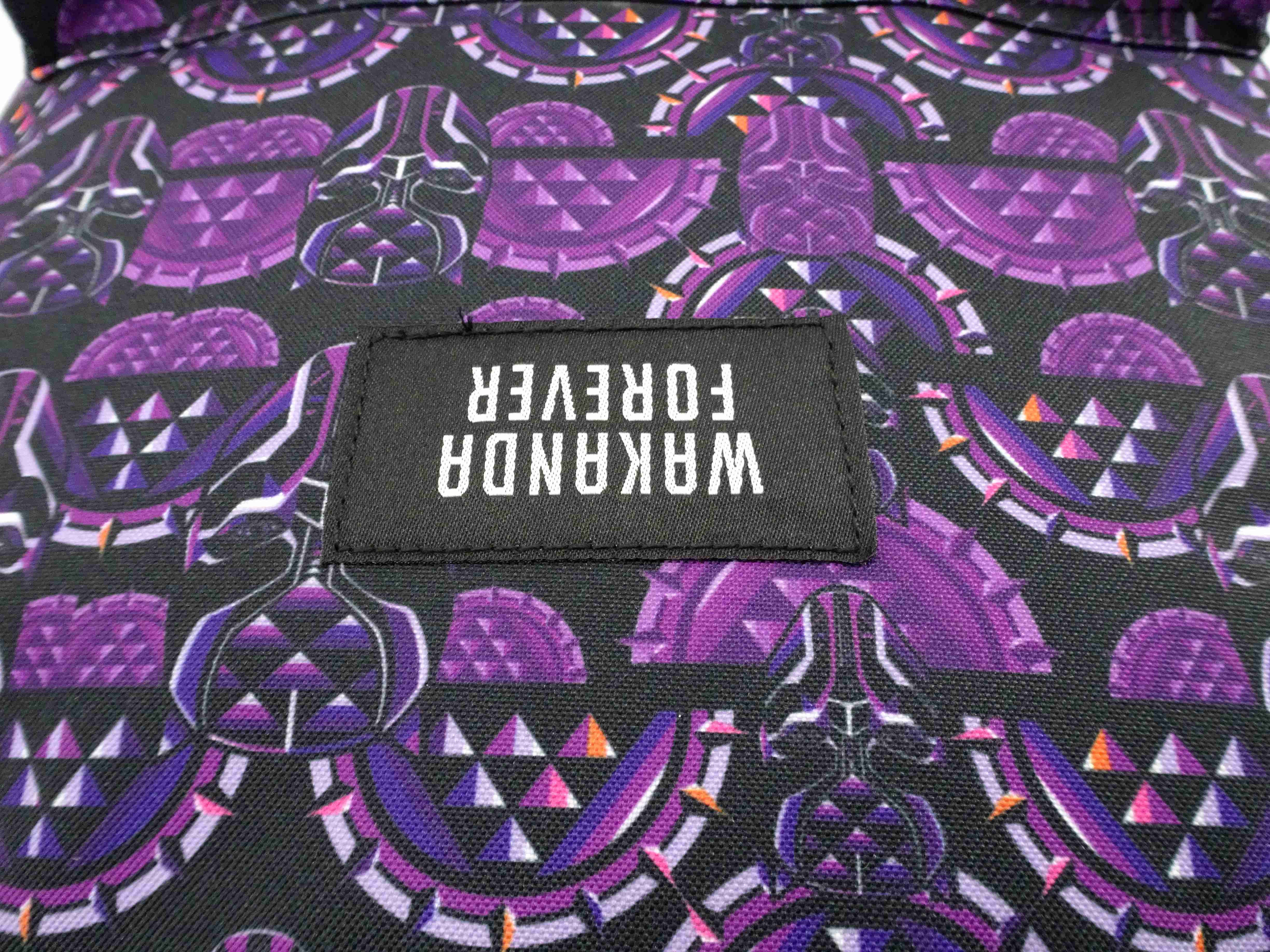 Black Panther Unisex Backpack with Laptop Sleeve Purple Black