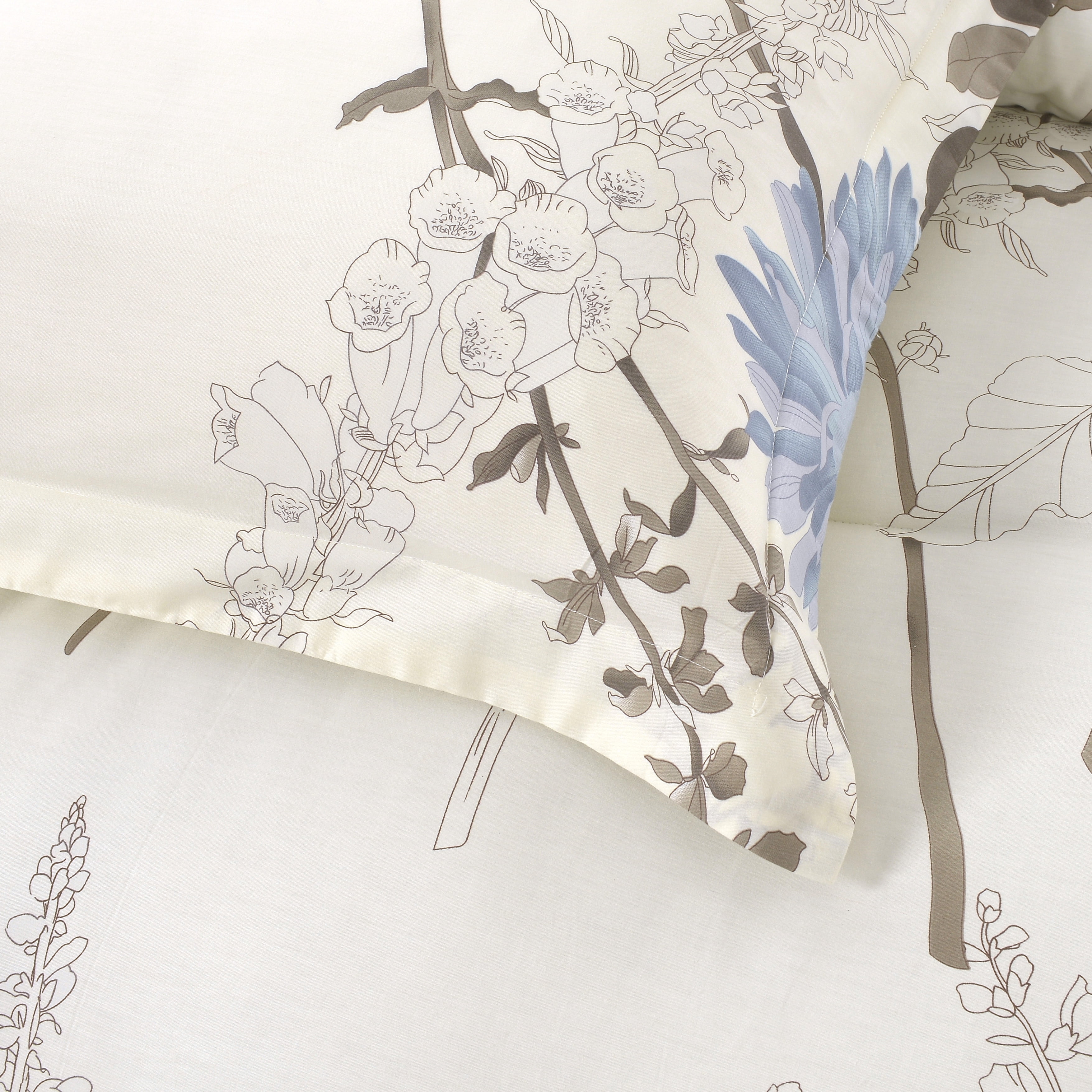 Swanson Beddings Daisy Floral Comforter Set: Comforter and and Pillow Shams 100% Cotton Shell Queen