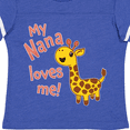 thumbnail image 4 of Inktastic My Nana Loves me- cute giraffe Boys or Girls Toddler T-Shirt, 4 of 5