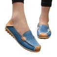 thumbnail image 2 of Sngxgn Flat Shoes Women Comfortable Slip on Women's Flats(Sky Blue,41), 2 of 8