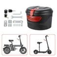 thumbnail image 6 of Vsenkes Bike Basket with Lock Basket for Biking Mountain Road Riding Black Red S, 6 of 9