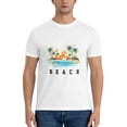thumbnail image 5 of Graphic Tees Beach Summer Gildan Men's Short Sleeve T-Shirt 180g, 5 of 8