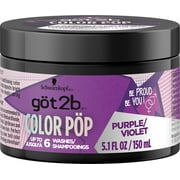 Got2b Color Pop Semi-Permanent Hair Color Mask, Purple, 5.1 oz