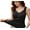 Black, variant on CBASIHI Womens Thermal Underwear Tank Tops- Fall Winter Stretchy Slim Fit V Neck Sleeveless Undershirt with Built in Bra Khaki Size M-3XL