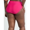 thumbnail image 3 of Time and Tru Women's and Women's Plus High Waist Bikini Swim Bottoms, Sizes XS-3X, 3 of 4