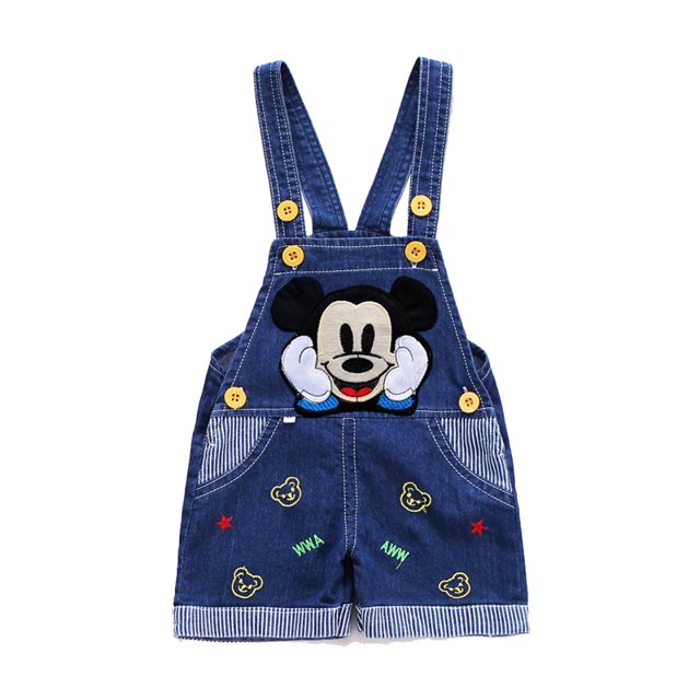 Kids Baby boy Clothing Sets Cartoon Mickey Mouse Clothes Set Cotton Baby Tops + Baby Shorts 2Pcs Sportsuit Set Summer ropa4T Gao Jinjia LED