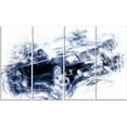 thumbnail image 2 of Design Art Black Luxury Car, 4 Panels, 48" x 28", 2 of 2