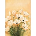 thumbnail image 2 of Jasper 11x14 White Modern Wood Framed Museum Art Print Titled - White poppies 2-3, 2 of 4