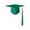 Green, variant on AWZXDE Unisex Adjustable Graduation Cap with Tassel and Square Top in Pure Color for Adult Academic Fashion and formal Occasion Purple,One Size