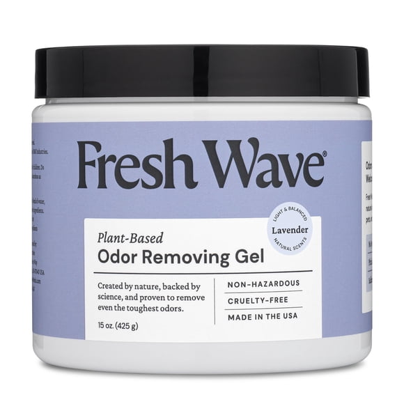 Gel eliminador de olores Fresh Wave Lavender, 450 ml, dura de 30 a 60 días