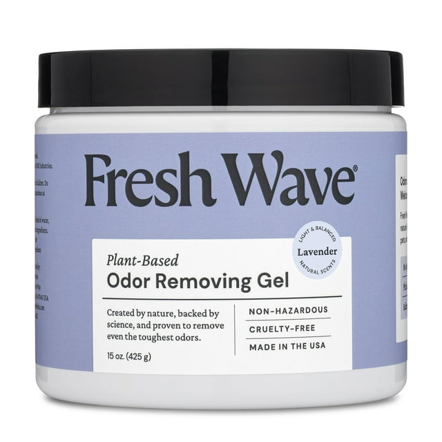 Gel eliminador de olores Fresh Wave Lavender, 450 ml, dura de 30 a 60 días