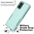 thumbnail image 4 of For Motorola Moto G 5G 2024 Phone Case, Moto G 5G 2024 Case, Dual Layer Shockproof Heavy Duty Military Grade Protective Case Hybrid Rugged Cover for Moto G 5G 2024, Mint Green, 4 of 11