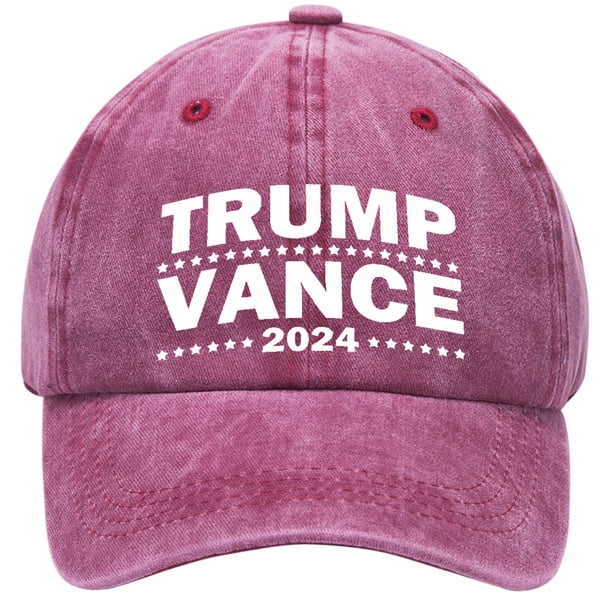 Béisbol Lavada Trucker Hat Trump Vance 2024 Sombrero Ajustable para Hombres Y Mujeres