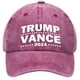 thumbnail image 1 of Béisbol Lavada Trucker Hat Trump Vance 2024 Sombrero Ajustable para Hombres Y Mujeres, 1 of 9