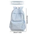 thumbnail image 3 of Star Print Backpack for Women, Lightweight Daypack, Casual Travel Rucksack, Fashion Multipurpose Bookbag, Large Capacity Shoulder Backpack, Soft Star Pattern Rucksack, Stylish Carry Bag, 3 of 5