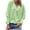 Green, variant on Jalioing V Neck Sweatshirt for Women Trendy Loose Solid Long Sleeve Pullover Shirt Spring Fall Fashion Tops