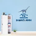 thumbnail image 2 of Custom Name Prehistoric Dinosaur Wall ArtWall Decal Decoration I believe in Dinosaurs Joyful Cartoon Cartoon Animals Decorating Ideas for Child's Bedroom Size: 20 In(W) x 20 In(H), 2 of 5