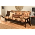 thumbnail image 2 of Pemberly Row Futon with Canadian Fabric Mattress in Brown and Espresso, 2 of 3