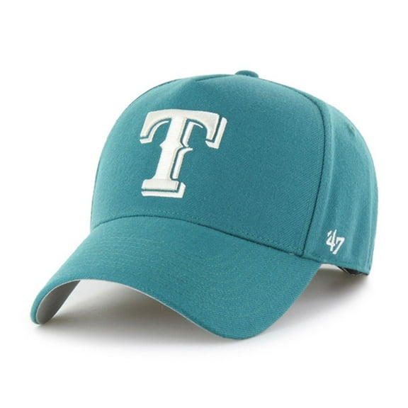 Men's-'47  Teal Texas Rangers Ballpark Offside Adjustable Hat
