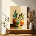 thumbnail image 6 of Potted Plants Canvas Print, Suitable for Living Room, Bedroom, Office, Kitchen, Dining Room, Hallway, Cafe, Bookstore Decor, 6 of 8