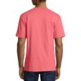 thumbnail image 2 of Hanes Beefy-T Unisex Short Sleeve T-Shirt Charisma Coral S, 2 of 6
